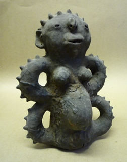 E Tanzania Terracotta Figs by Anon
