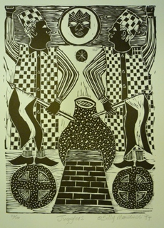 Jugglers by Billy Mandindi