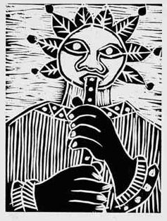 Flute Player by Billy Mandindi