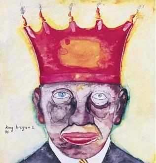 King Breyten 1 (From Series Of Six) by Breyten Breytenbach