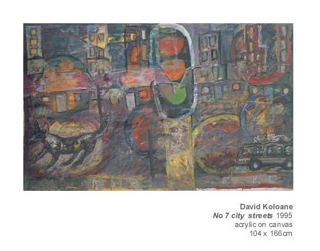 No 7 City Streets by David Koloane