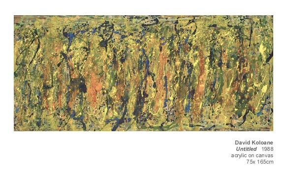 Untitled (Jhb Green &Blue) by David Koloane