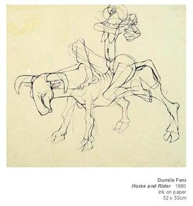 Horse And Rider by Dumile Feni