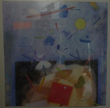 Abstract Gouache by Louis Maqhubela