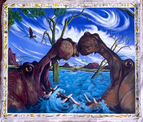 Hippos by Marvelous Mangena