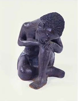 Clay Figure by Noria Mabasa