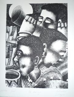 The Dancing by Philemon Sellape