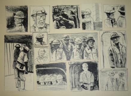 From The Sketchbook by Sam Nhlengethwa