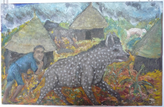 Sacred Hyena by Sane Wadu
