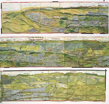 Pretoria Panorama Painting by Titus Moteyane