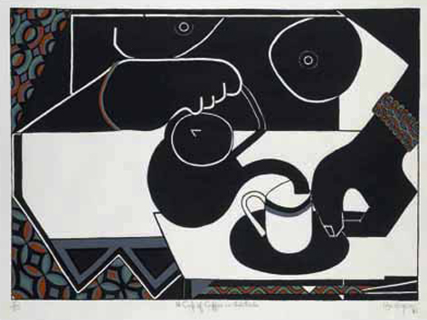 A Cup Of Coffee In Solitude by Uzo Egonu