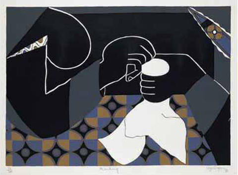 Mending by Uzo Egonu