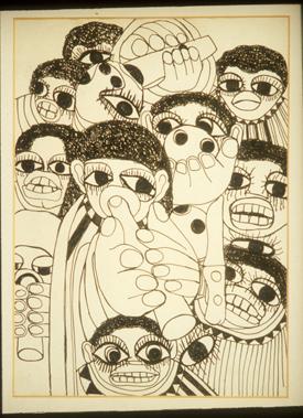 Untitled Drawing by Valente Malangatana